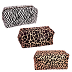 Cosmetiquera Amplia Animal Print para Maquillaje