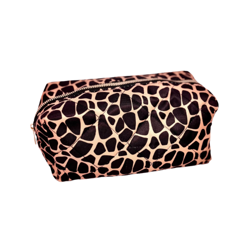Cosmetiquera Amplia Animal Print para Maquillaje