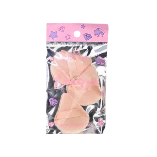 Mini Borlas Triangulares Ruby Face x3 para Polvo