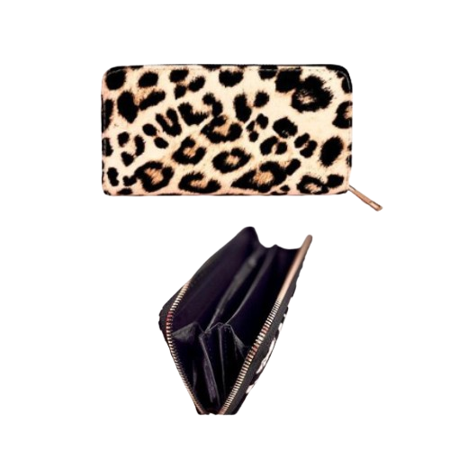 Billetera Animal Print para Mujer Moderna y Elegante