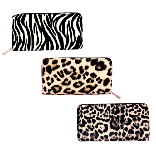Billetera Animal Print para Mujer Moderna y Elegante