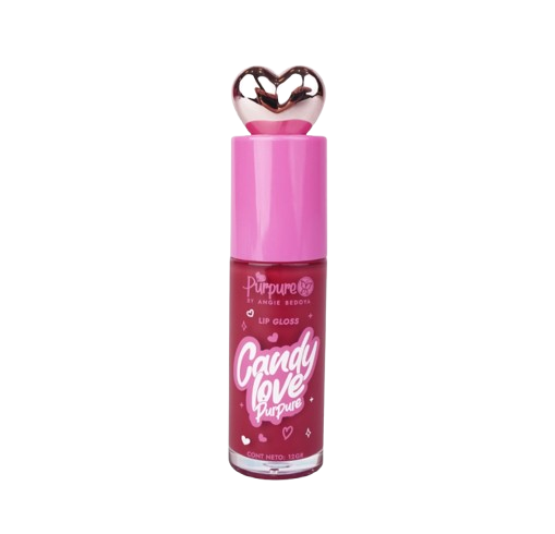 Lip Gloss Candy Love Purpure Hidratante Glow Pro