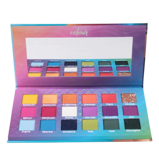 Paleta Siren Colour Miis 18 Sombras Pigmentadas