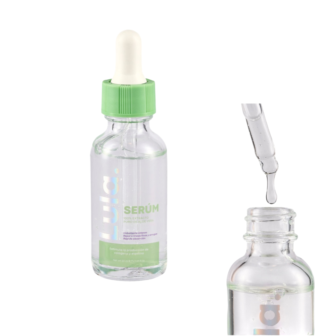 Sérum Facial Aloe Vera Lula Hidra Glow Piel
